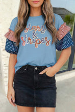 Load image into Gallery viewer, Sequin Stars &amp; Stripes Top
