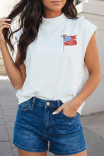 Load image into Gallery viewer, Patriotic Flag Double Graphic Tee
