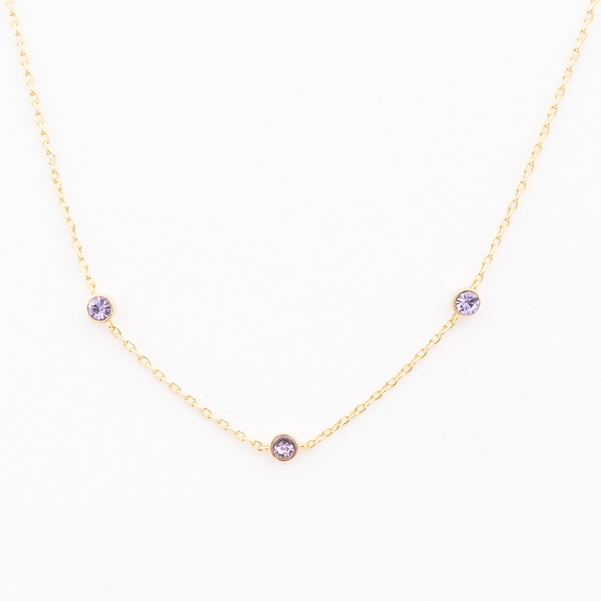 Kristina Birthstone Necklaces