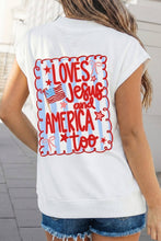 Load image into Gallery viewer, Patriotic Flag Double Graphic Tee
