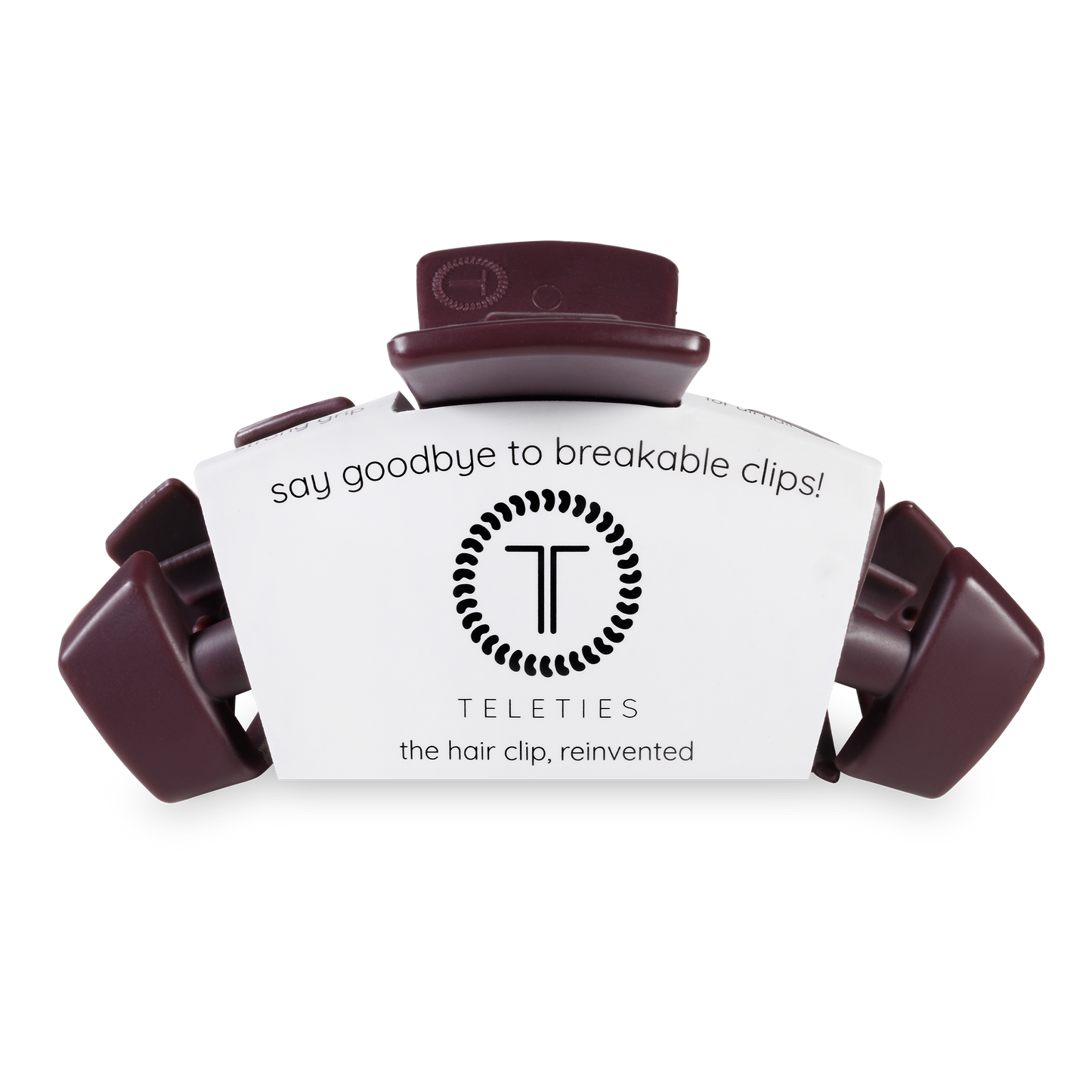 Classic Hair Clip | Large | Burgundy Bliss