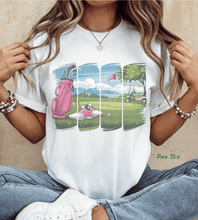 Load image into Gallery viewer, Golf Course Resort Country Club Pink Graphic Tee By Par-Tees
