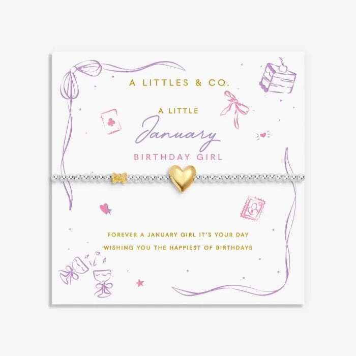 A Littles & Co Birth Month Bracelets