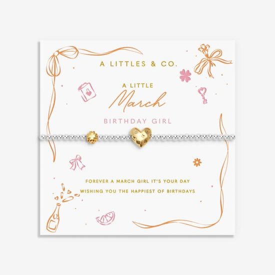 A Littles & Co Birth Month Bracelets