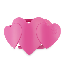 Load image into Gallery viewer, Flat Hair Clip | Large | Pink Heart to Heart
