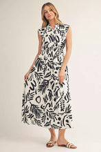 Load image into Gallery viewer, Chic in Ink Midi Dress
