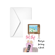 Load image into Gallery viewer, Thank You For Being A Friend-Note Card
