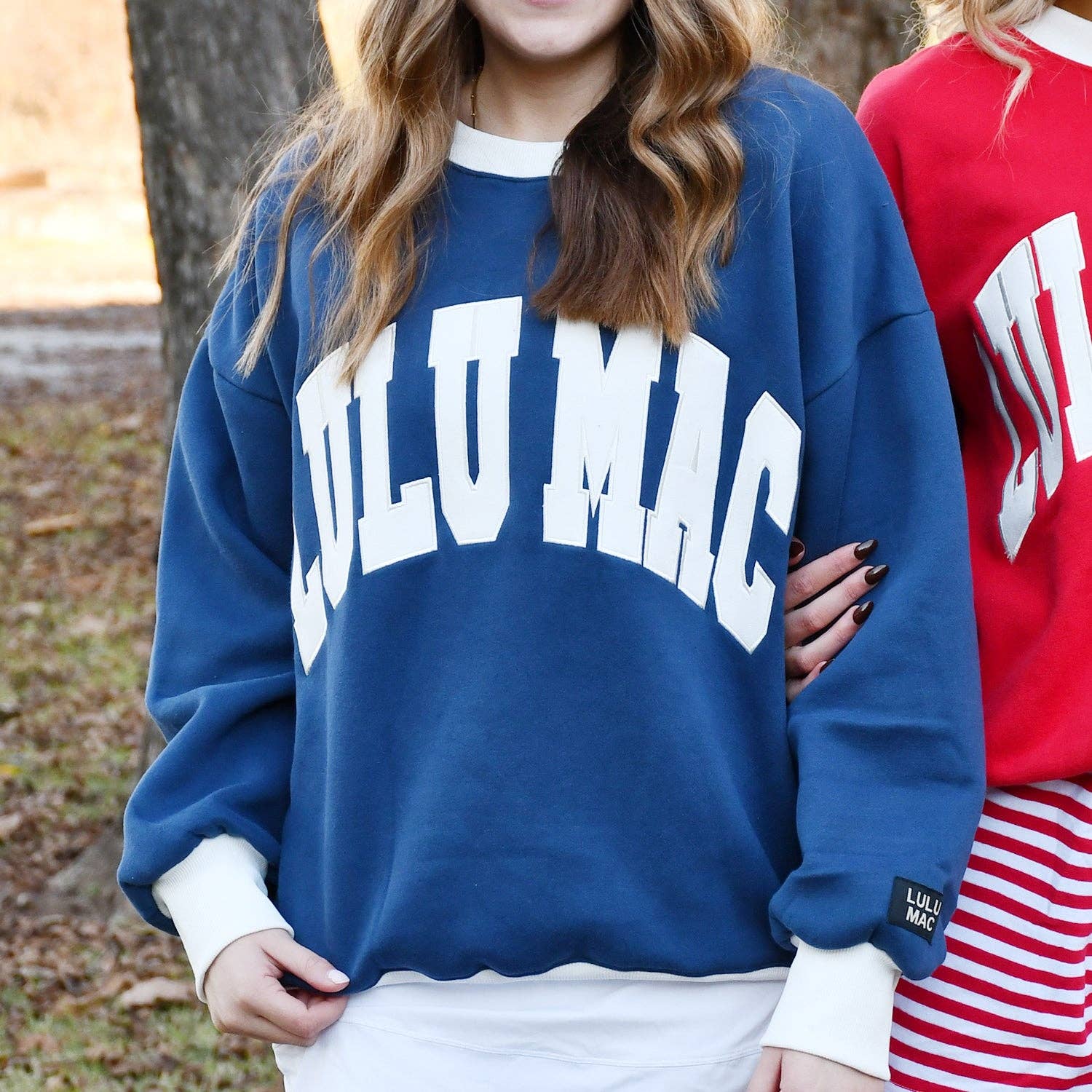 Lulu Mac Long Sleeve Crew Neck Sweatshirt