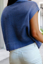 Load image into Gallery viewer, USA Flag Graphic Short Sleeve Sweater Top
