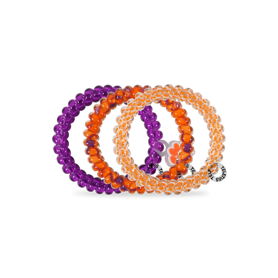 Spiral Hair Coils | Small | Go Tigers! Hair Ties