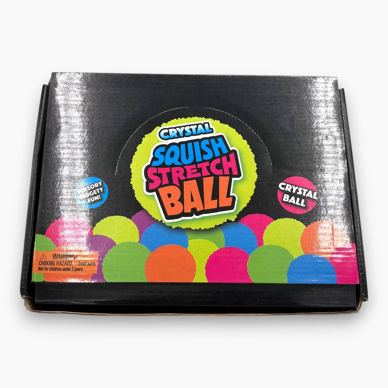 Crystal Squish Stretch Ball Pastel