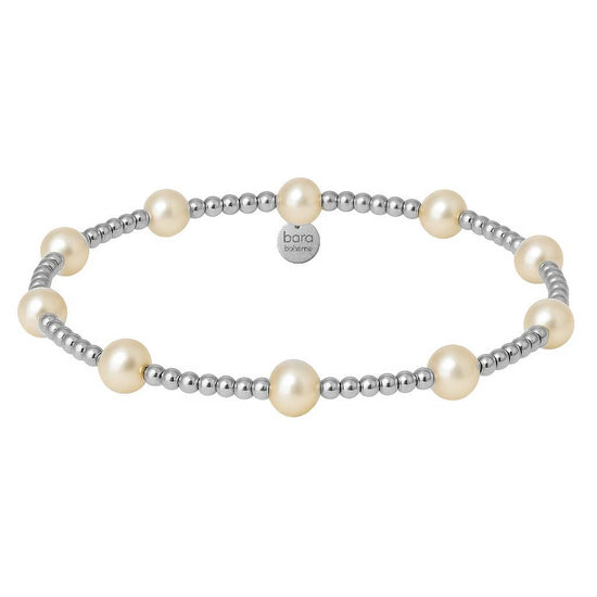 Bara | Gold Filled Beaded Bracelet with Pearls