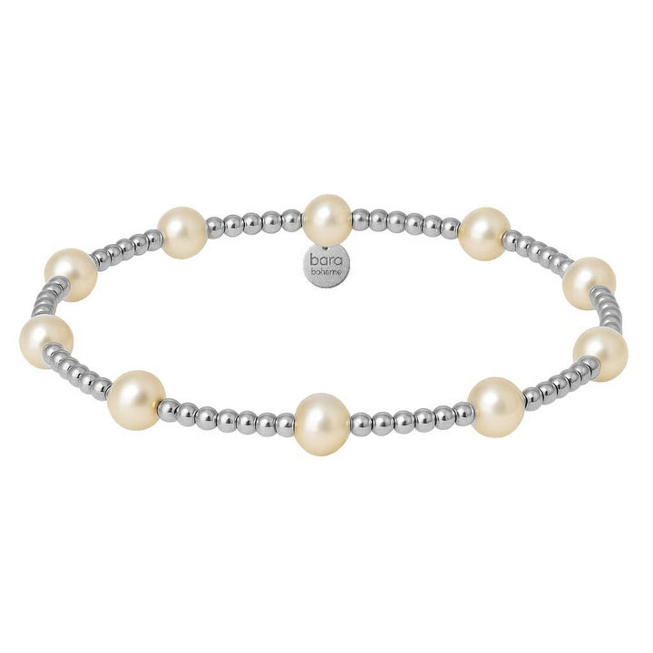 Bara | Gold Filled Beaded Bracelet with Pearls