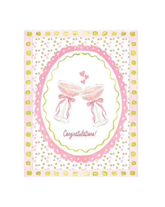 Congratulations Pink - Note Card 