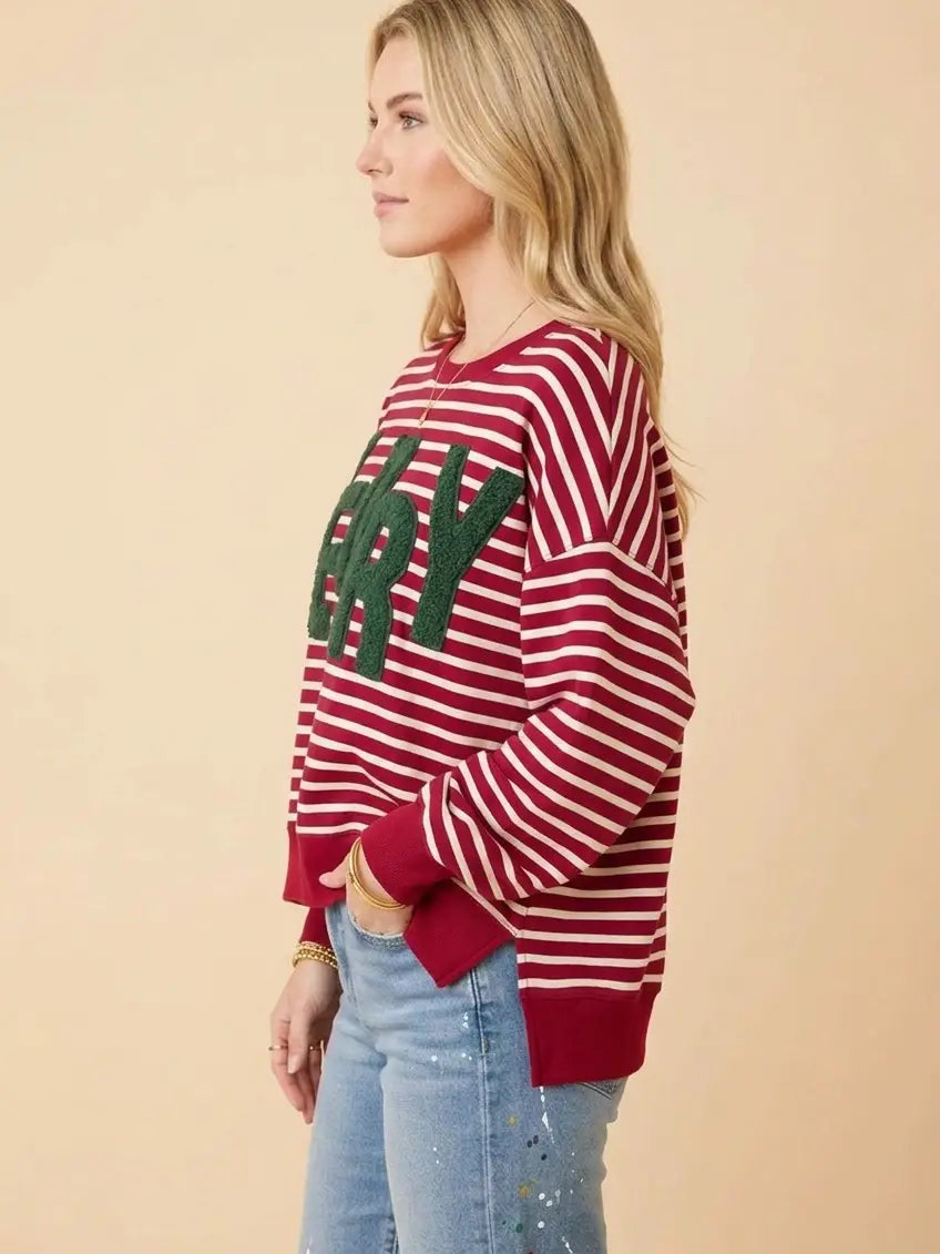 Merry Crew Neck Sweatshirt