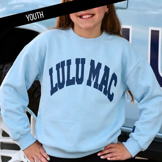 Kids Lulu Mac Long Sleeve Crew Neck Sweatshirt
