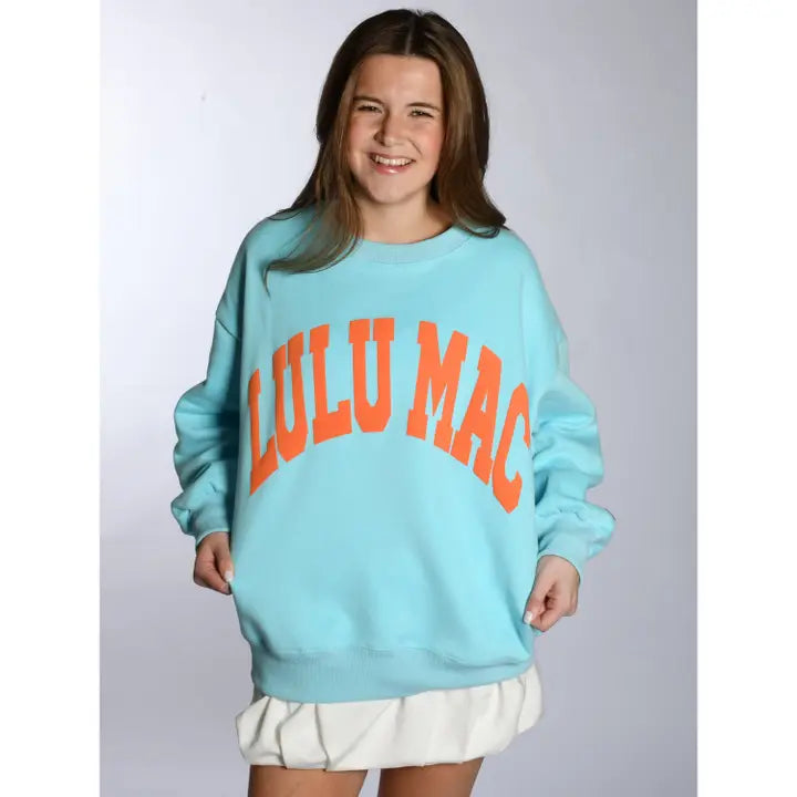 Lulu Mac Long Sleeve Crew Neck Sweatshirt