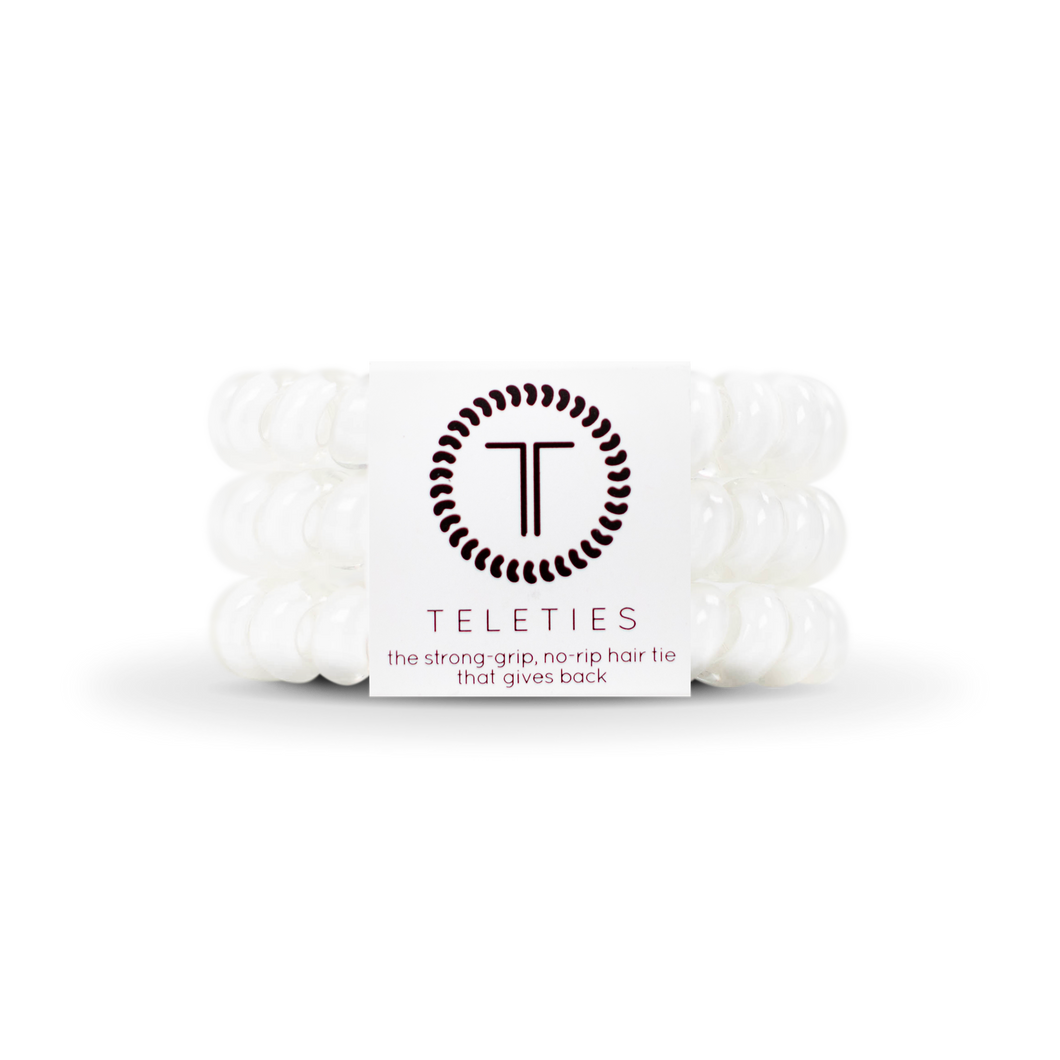 Spiral Hair Coils | Large | Coconut White Hair Ties