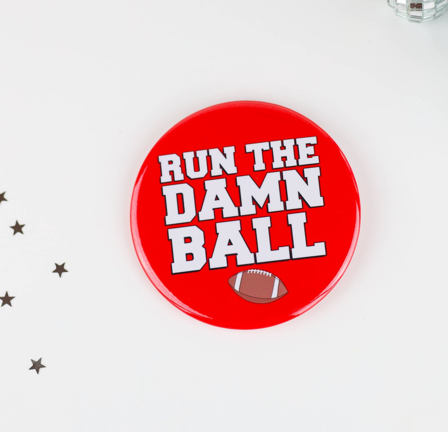 Red Game Day  Buttons | Game Day Pins