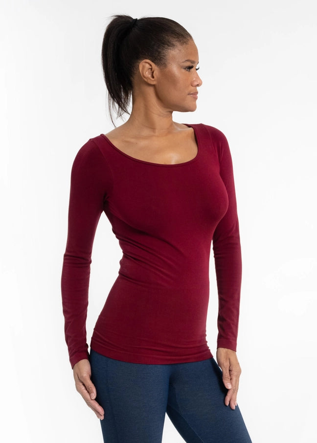 Reversible Long Sleeve Top