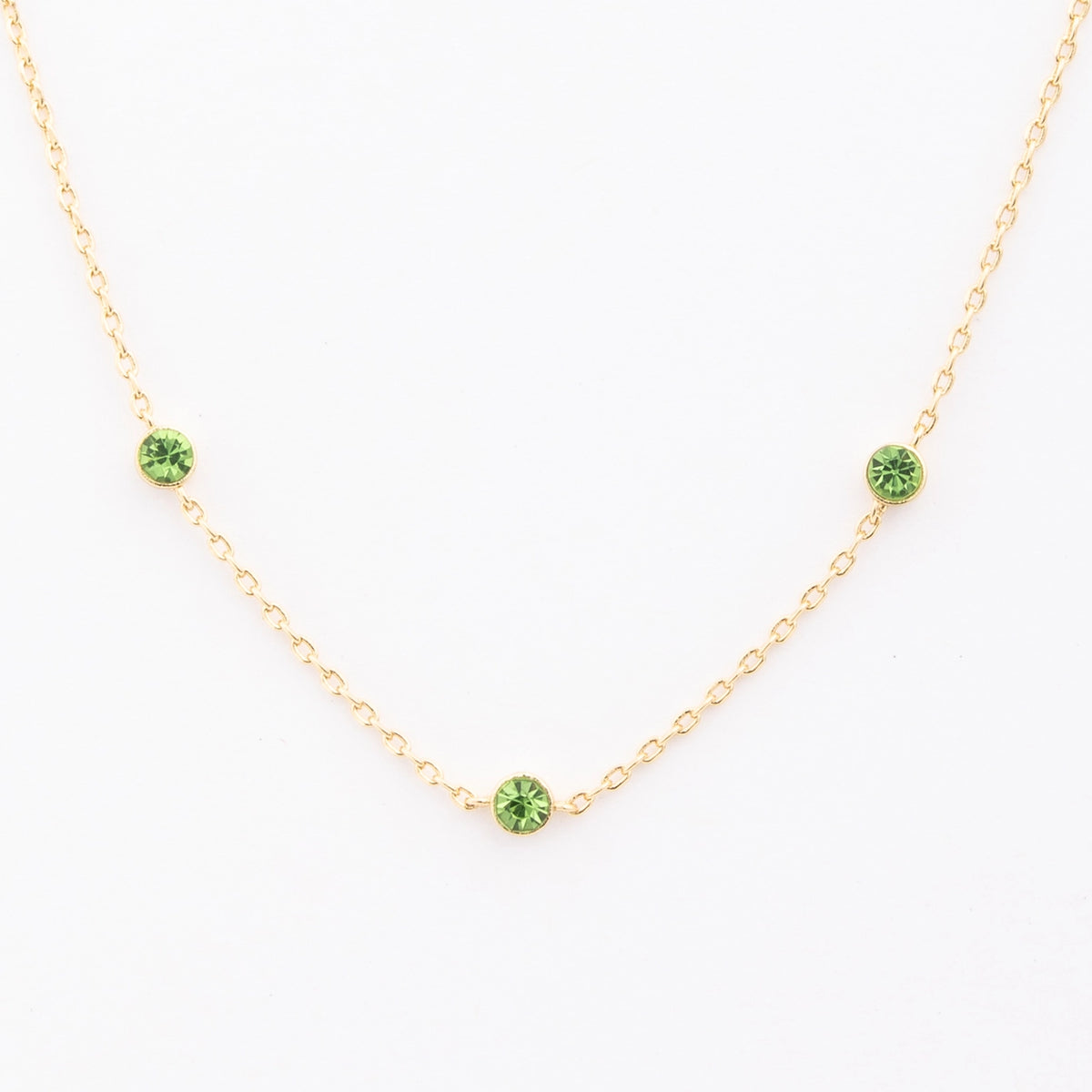 Kristina Birthstone Necklaces