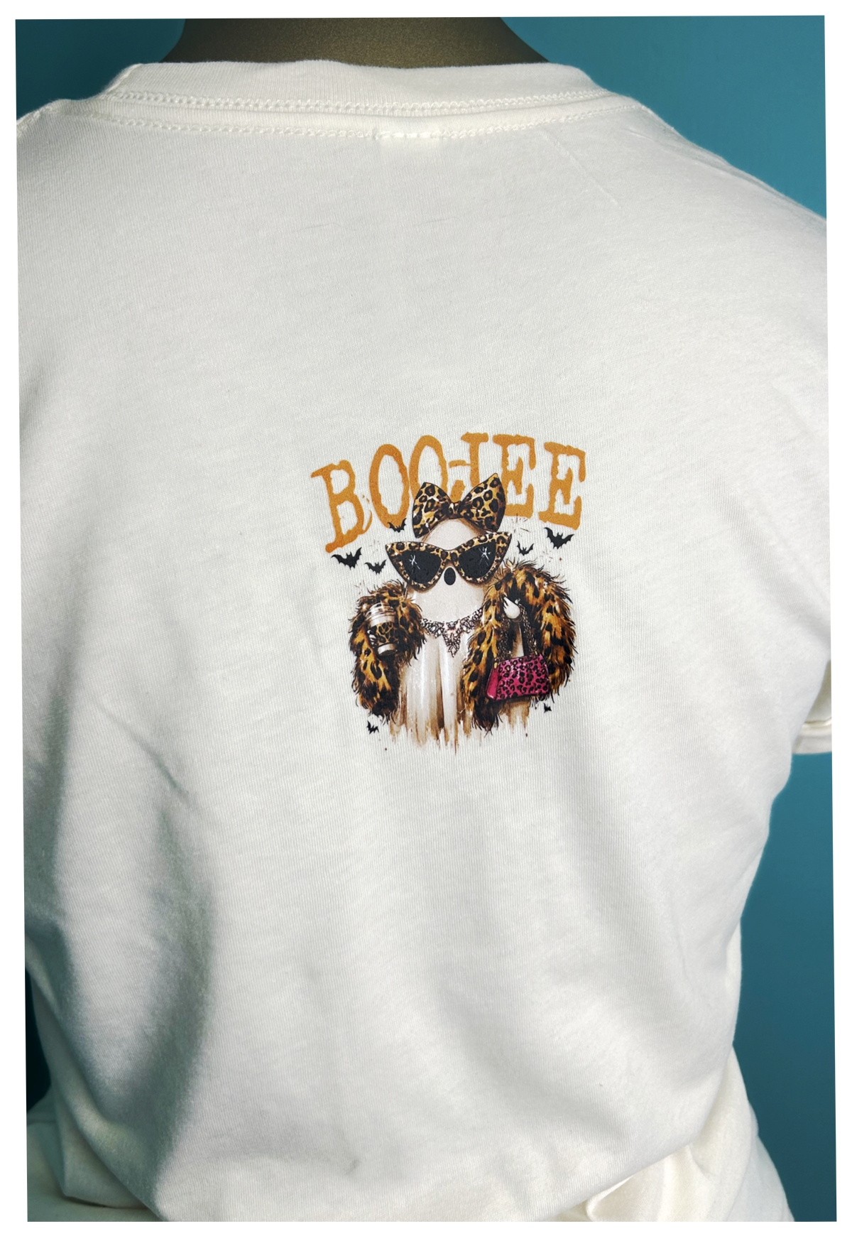 Boo-Jee Ghost Blingy Rhinestone Tee