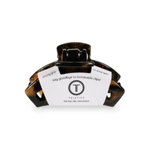 Load image into Gallery viewer, Open Hair Clip | Tiny | Tortoise
