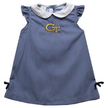 Load image into Gallery viewer, Georgia Tech Yellow Jackets Embroidered A-Line Dress Eleanor
