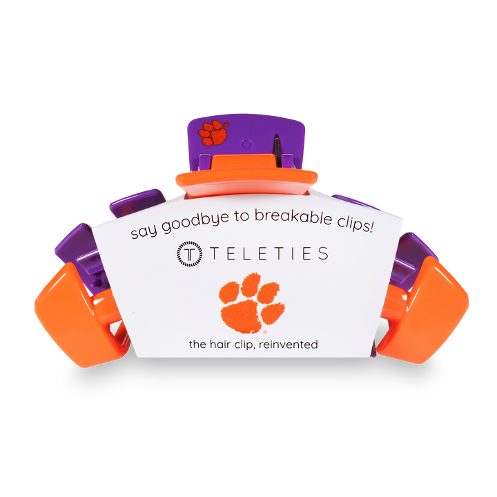 Classic College Hair Clip | Large | Clemson Univ.