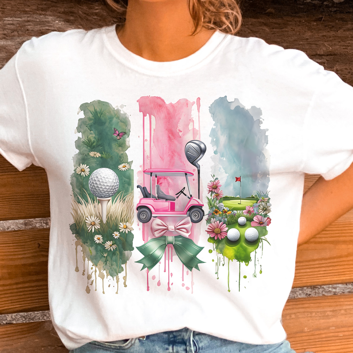 Golf Preppy Lilly Country Club Resort Graphic Tee