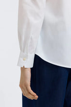 Load image into Gallery viewer, Marlee Green Leopard Trim Long Sleeve Shirt
