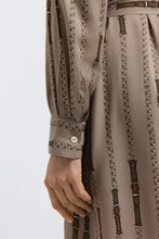 Load image into Gallery viewer, Fiona Chain Stripe Long Sleeve Sleeve Dress
