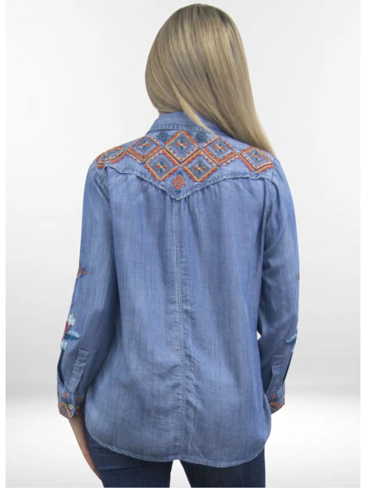 Olivia Tencel Button-Up Shirt