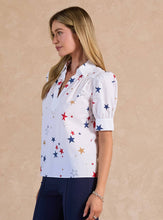 Load image into Gallery viewer, Star Printed Short Sleeve Blouse
