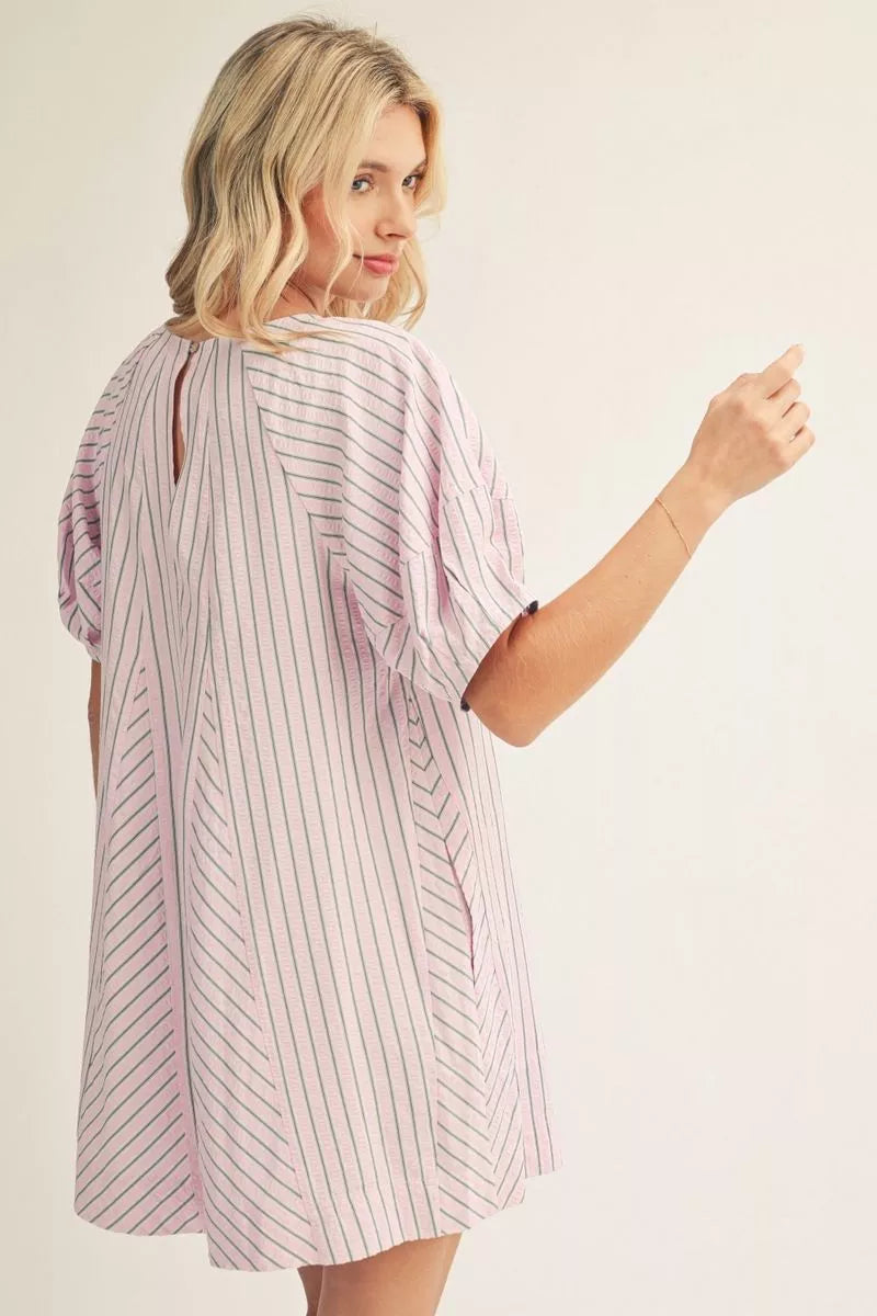 Sweet Stripe Serenity Romper