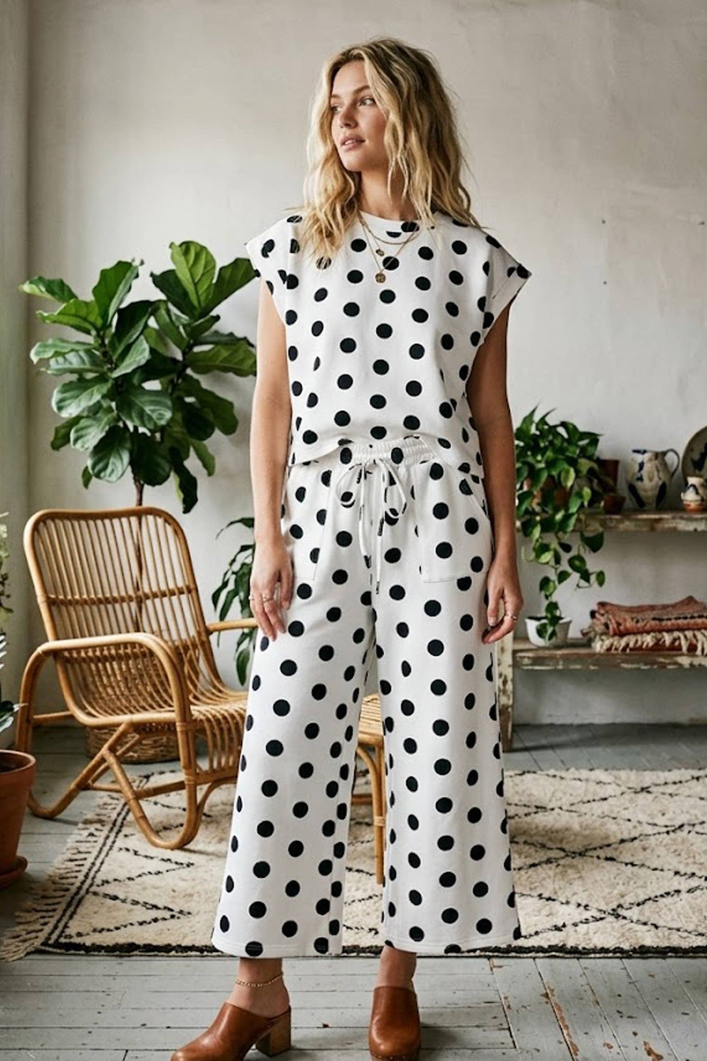 Scuba Polka Dot Lounge Set