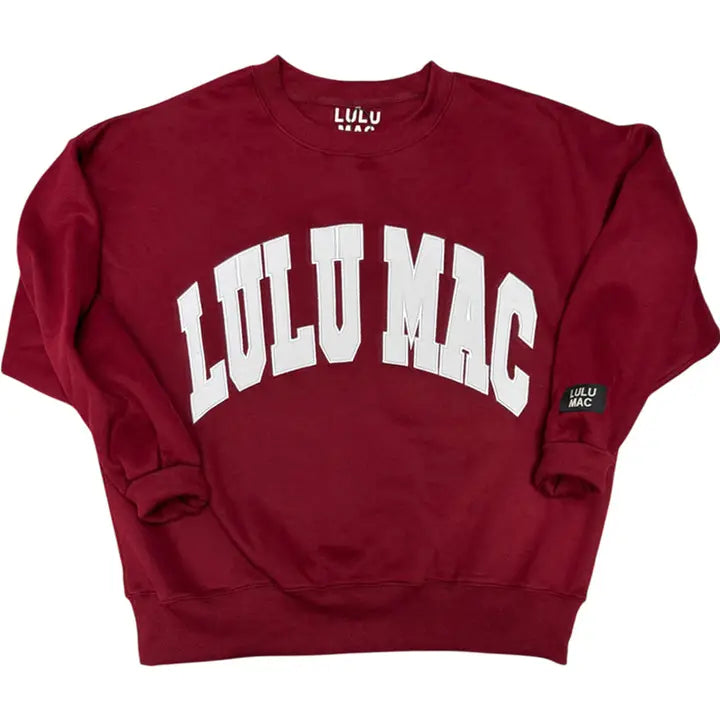 Lulu Mac Long Sleeve Crew Neck Sweatshirt