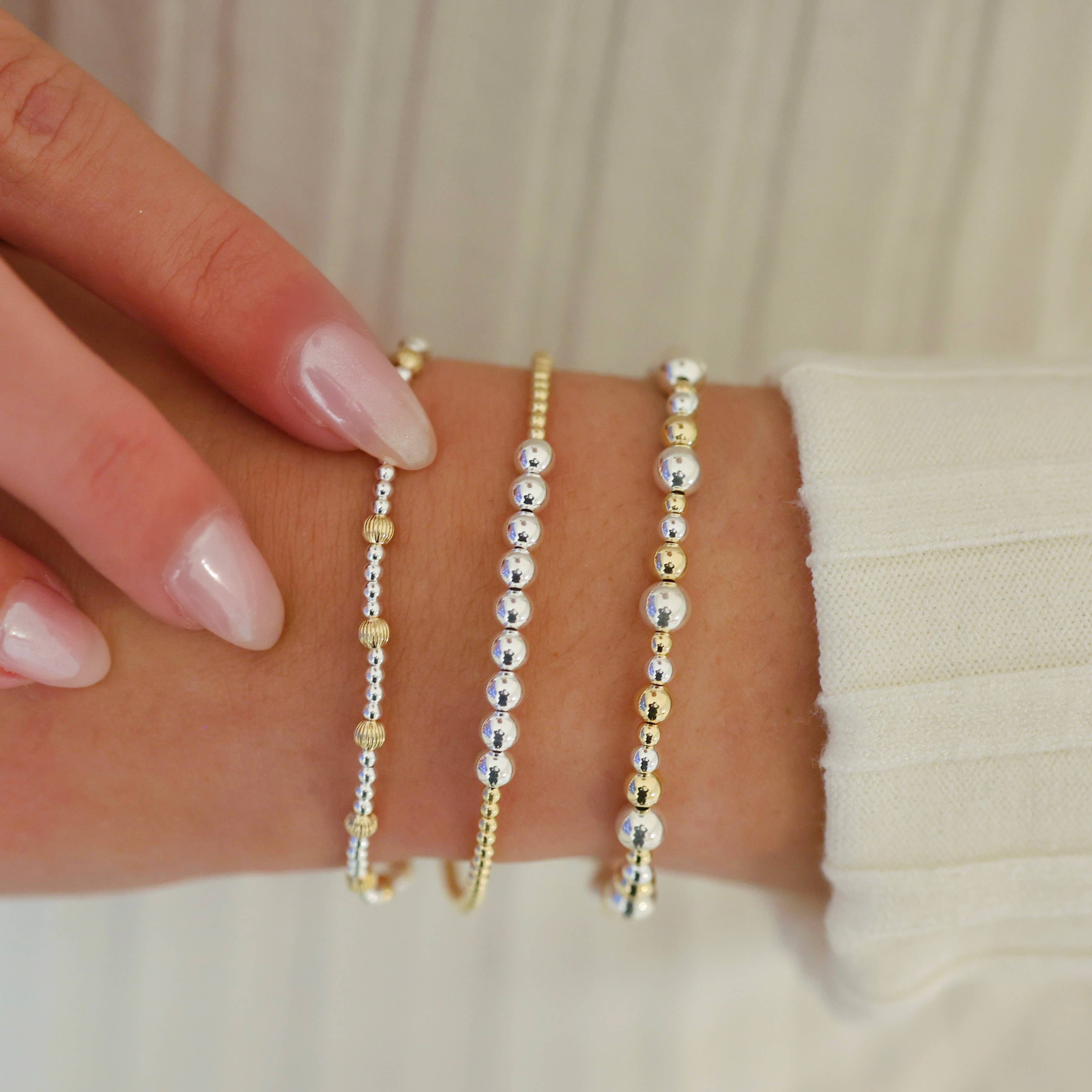 Robyn | Gold Filled Beaded Bracelet