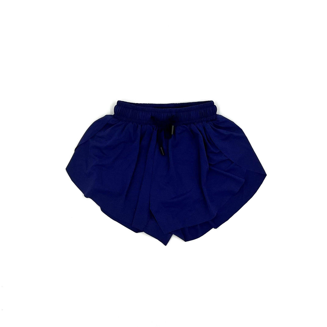 Navy Butterfly Athletic Shorts