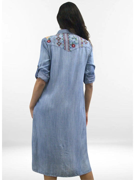 Vera Dress Elevated Denim Dress