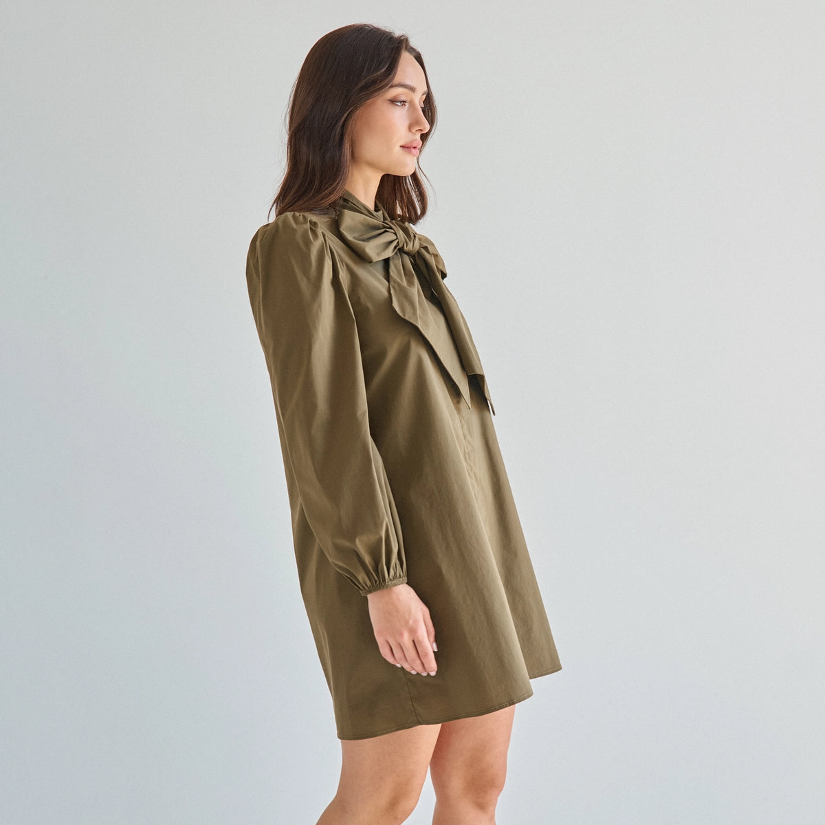 Bow Shirt Dress
