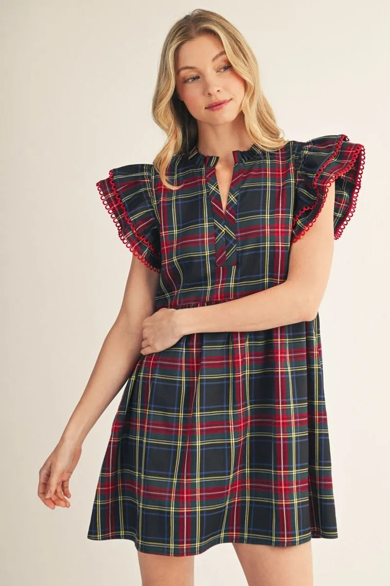 Best Days Plaid Dress