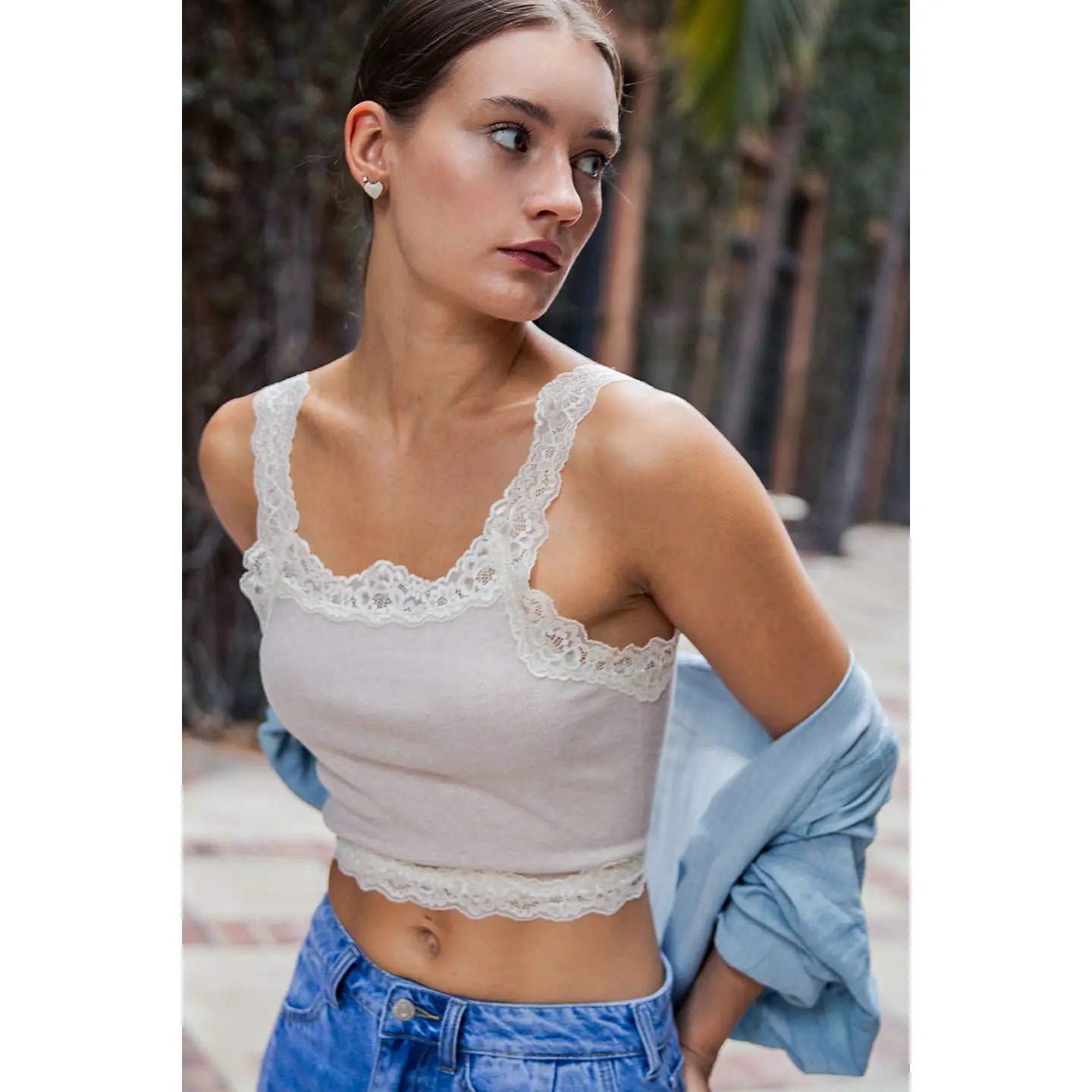 I Know You Lace Tank