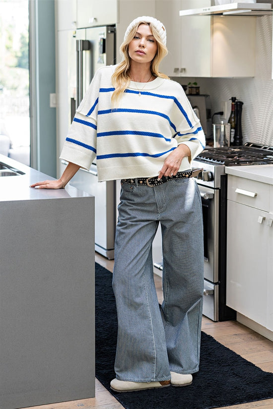Striped Vintage Inspired Jeans