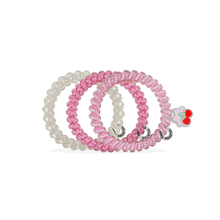 Load image into Gallery viewer, Spiral Hair Coils | Small | Cherry Bomb
