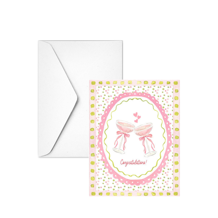 Congratulations Pink - Note Card 