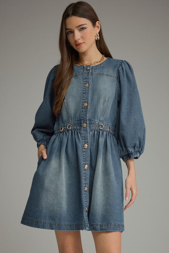 Addicted to You Denim Dress