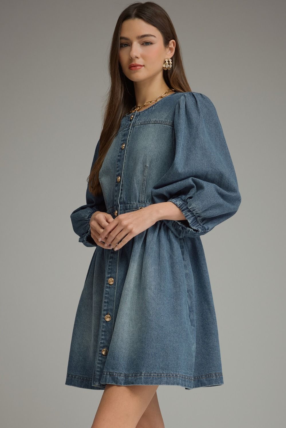 Addicted to You Denim Dress
