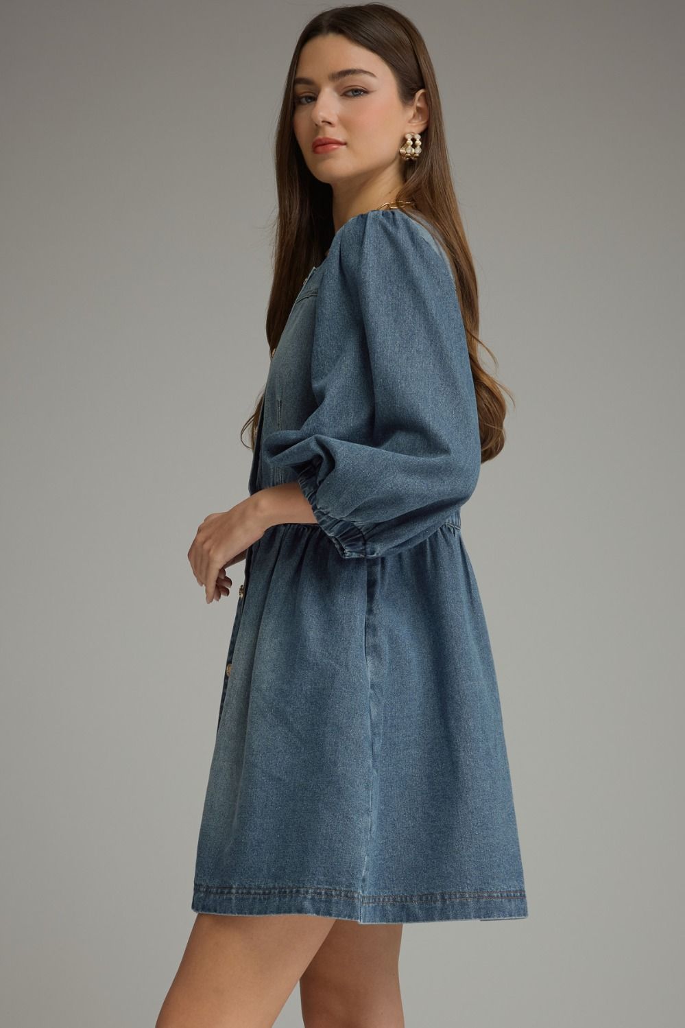 Addicted to You Denim Dress