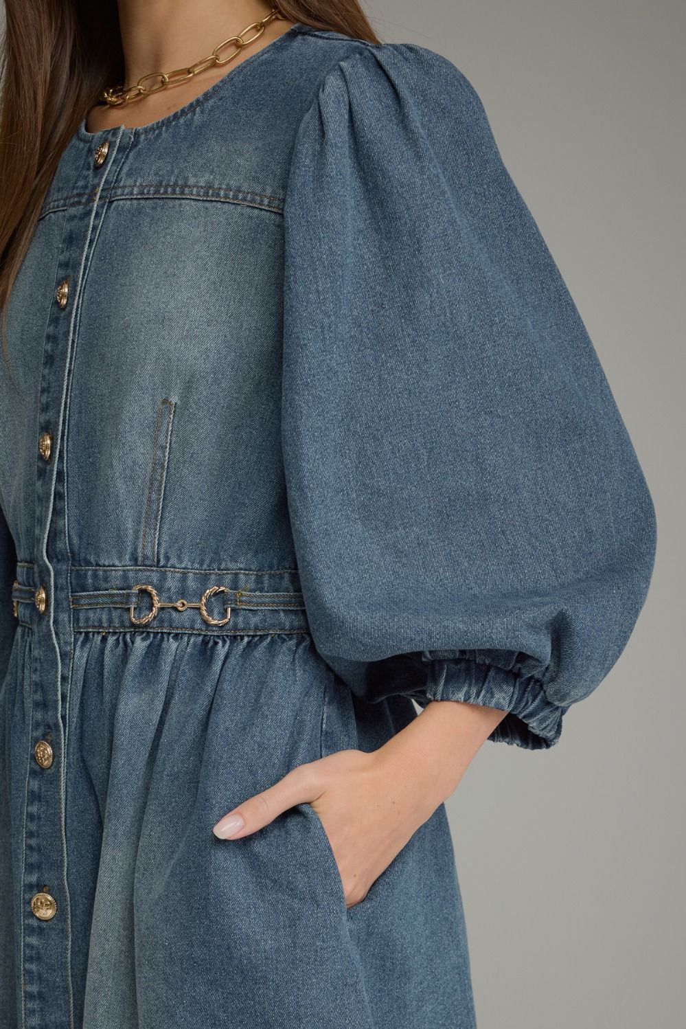 Addicted to You Denim Dress